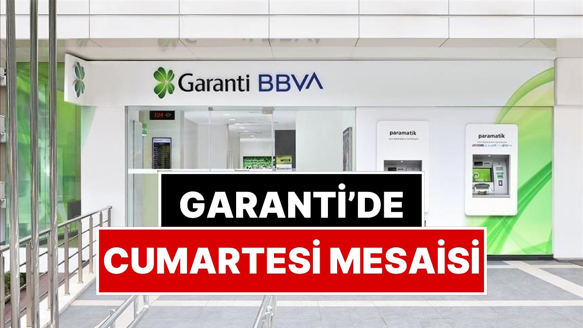Ново изявление на Garanti Bank: Клоновете на Garanti BBVA са отворени до 17.00 часа в събота