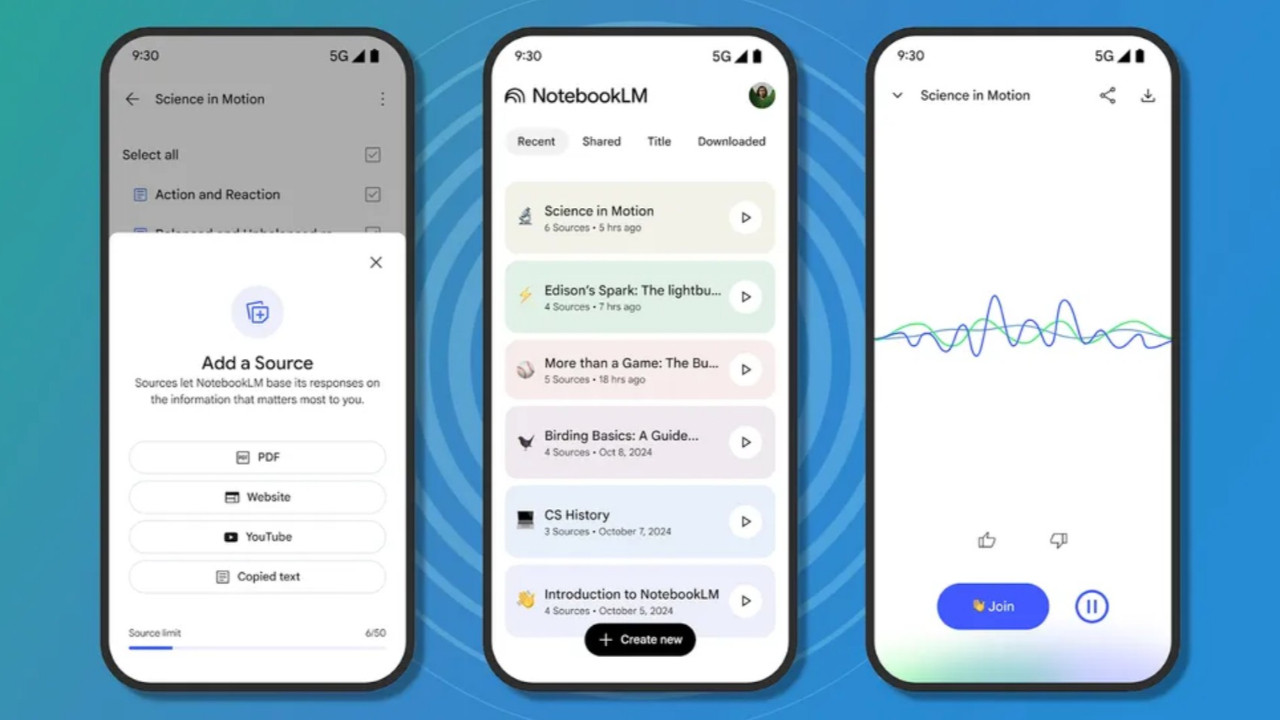 Ново приложение за изкуствен интелект от Google: NotebookLM скоро на мобилния телефон