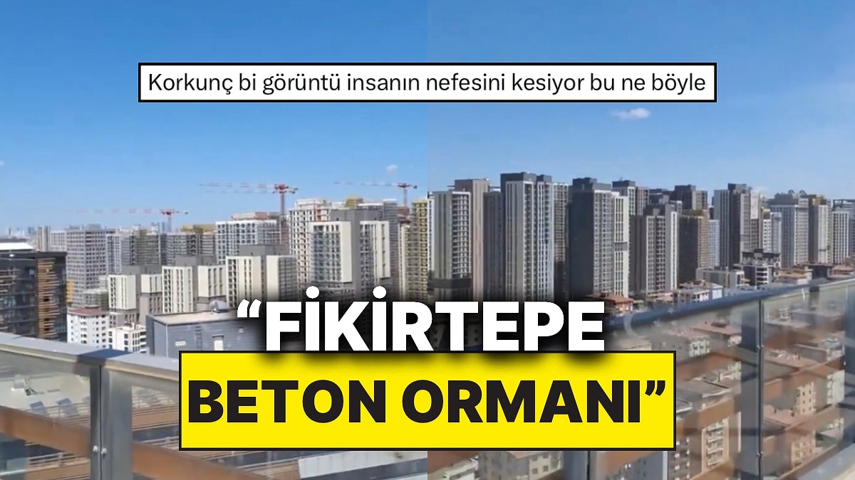 Гражданин, изненадан от нарастващото строителство във Фикиртепе: "Бетонната гора на Фикиртепе"