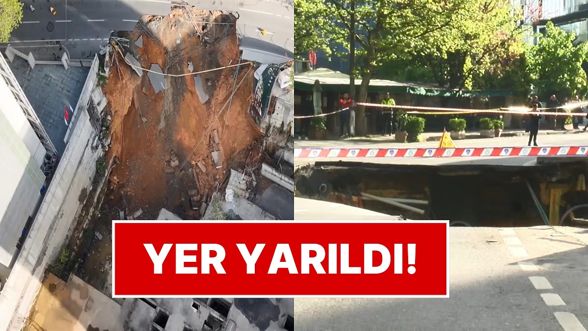 Земята се раздели в Истанбул! Експлозия на природен газ след срутване на пътя в Саръйер