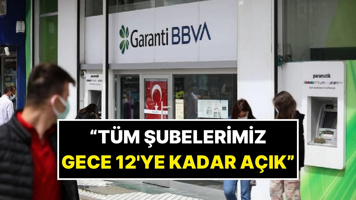 Достъп до изложение на проблема от Garanti Bank: Всички наши клонове ще работят до 12 часа тази нощ