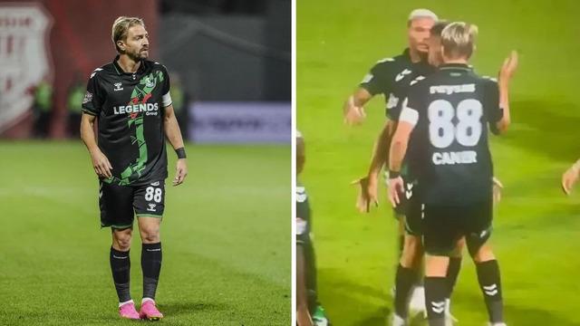 Рекордно наказание за Caner Erkin, който удари съотборника си!