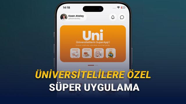 Първото супер приложение в Турция, специално разработено за университети: Uni SuperApp