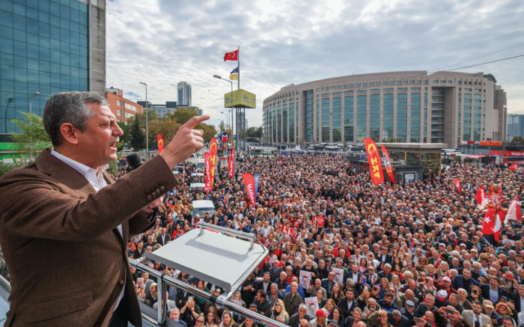 Özgür Özel се обърна към нас от Çağlayan: Това, което е добро за Ердоган, не може да бъде грях за нас
