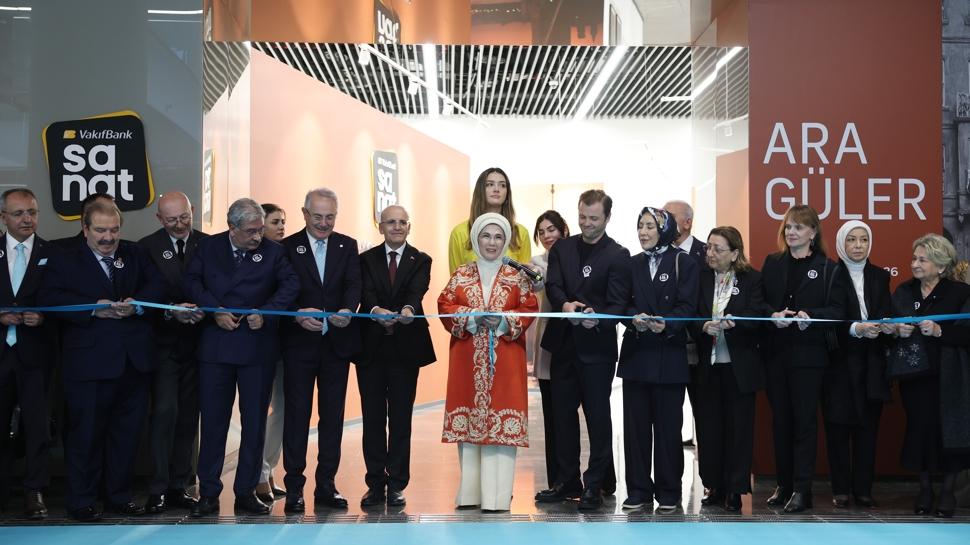 Художествена галерия на VakıfBank в централата на VakıfBank в Истанбулския финансов център