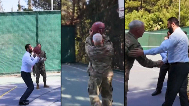 Suriye Cumhurbaşkanı Ahmed Şara, ABD’li komutanlarla sahada buluştu