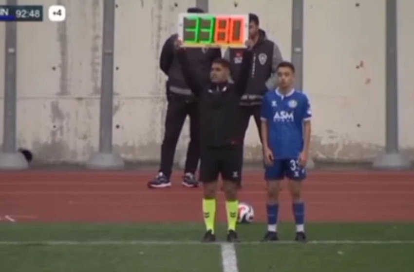 İlkokullu futbolcu mu? Bunu da gördük