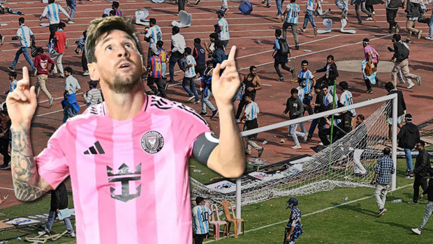 Лудостта на Меси се превърна във военна зона