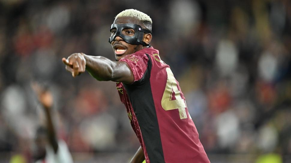 Серията от 8 мача на Victor Osimhen с голове приключи в Монако