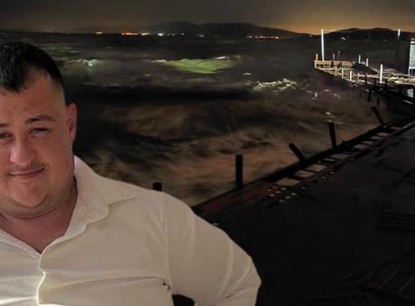 Живот на скелето! Гигантски вълни поглъщат работниците: 1 мъртъв, 2 ранени