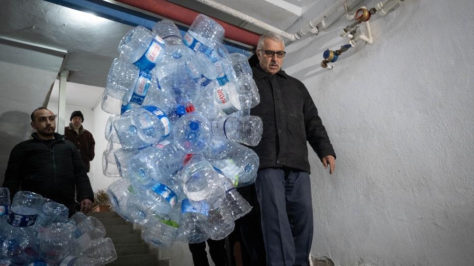 Başkentte eski Türkiye manzaraları! Su krizi vatandaşı canından bezdirdi