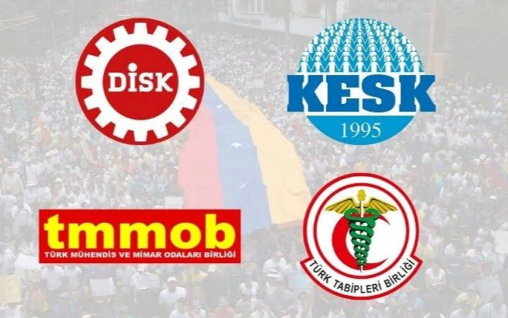 DİSK, KESK, TMMOB ve TTB’den Venezuela saldırısına kınama